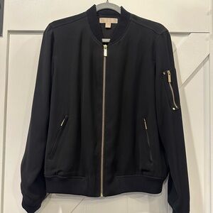 Michael Kors Black Bomber Jacket